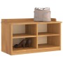 Banco de recibidor SANDNES madera maciza de pino 87x40x50 cm