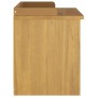 Banco de recibidor SANDNES madera maciza de pino 87x40x50 cm