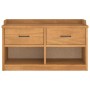 Banco de recibidor SANDNES madera maciza de pino 87x40x50 cm