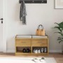 Banco de recibidor SANDNES madera maciza de pino 87x40x50 cm