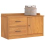 Banco de recibidor SANDNES madera maciza de pino 87x40x50 cm