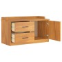 Banco de recibidor SANDNES madera maciza de pino 87x40x50 cm
