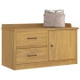 Banco de recibidor SANDNES madera maciza de pino 87x40x50 cm