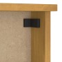 Perchero de pared SANDNES madera maciza de pino 87x12x35 cm