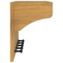Perchero de pared SANDNES madera maciza de pino 87x30x42 cm