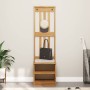 Perchero de entrada SANDNES 45x40x159,5cm madera maciza de pino