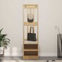 Perchero de entrada SANDNES 45x40x159,5cm madera maciza de pino