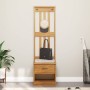 Perchero de entrada SANDNES 45x40x159,5cm madera maciza de pino