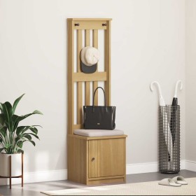 Perchero de entrada SANDNES 45x40x159,5cm madera maciza de pino