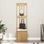 Perchero de entrada SANDNES 45x40x159,5cm madera maciza de pino