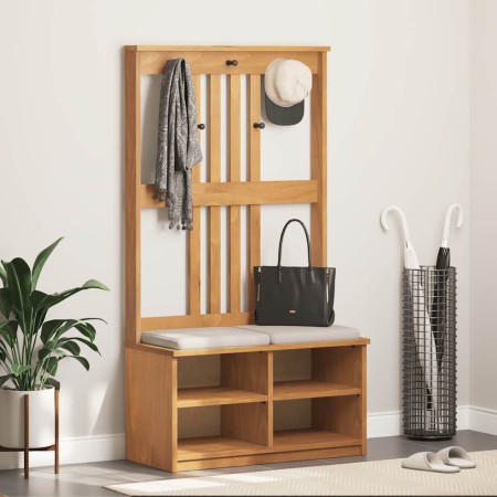 Perchero de entrada SANDNES madera maciza de pino 87x40x159,5cm en Bancos para recibidores y almacenamiento | Comprar online en 