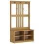 Perchero de entrada SANDNES madera maciza de pino 87x40x159,5cm
