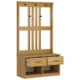 Perchero de entrada SANDNES madera maciza de pino 87x40x159,5cm