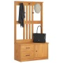 Perchero de entrada SANDNES madera maciza de pino 87x40x159,5cm