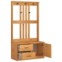 Perchero de entrada SANDNES madera maciza de pino 87x40x159,5cm