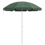 Parasol de playa Verde 161 x 193 cm Poliéster