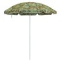 Parasol de playa Verde 206 x 206 x 212 cm Poliéster y metal
