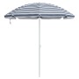 Parasol de playa Azul 263 x 263 x 272 cm Poliéster y metal