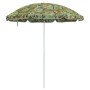 Parasol de playa Verde 263 x 263 x 272 cm Poliéster y metal