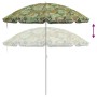 Parasol de playa Verde 263 x 263 x 272 cm Poliéster y metal