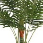 Palmera artificial con 3 troncos PP verde 85 cm