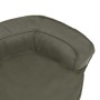 Colchón para cama de perro ergonómico aspecto lino gris 60x42cm de vidaXL, Camas para perros - Ref: Foro24-171289, Precio: 49...