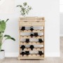 Estante de Vino Marrón 90 x 60 x 30 cm Madera de pino sólido