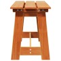 Banco de exterior Marrón 119 x 35 x 47 cm Madera maciza de pino