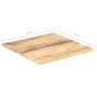 Solid mango wood table surface 25-27 mm thick 70x70 cm by vidaXL, Table tops - Ref: Foro24-286027, Price: 102,04 €, Discount: %