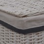 Cesto de la ropa sucia de sauce blanco