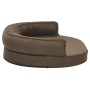 Braune, ergonomische Hundebettmatratze in Leinenoptik, 75 x 53 cm von vidaXL, Betten für Hunde - Ref: Foro24-171302, Preis: 7...