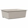Fregadero de cocina Beige 54 x 44 x 20 cm granito