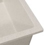 Fregadero de cocina Beige 54 x 44 x 20 cm granito