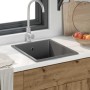 Fregadero de cocina Gris 38 x 44 x 20 cm granito