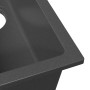 Fregadero de cocina Gris 21 x 44 x 14 cm granito en Fregaderos | Comprar online en Foro24