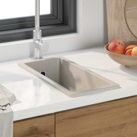Fregadero de cocina Beige 21 x 44 x 14 cm granito