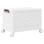 Caja de almacenaje apilable con ruedas 28 l 48,5x29,5x33 cm