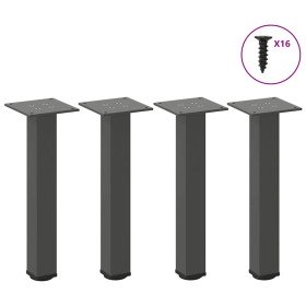 Patas para mesa de centro (4 unidades), antracita, 30-32 cm