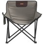 Sillas de camping con bolsillo plegables 2 unidades gris