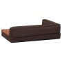 Brown linen look ergonomic dog bed mattress 60x42cm by vidaXL, Beds for dogs - Ref: Foro24-171340, Price: 48,51 €, Discount: %