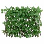 Enrejado valla expandible de hiedra artificial verde 180x30 cm
