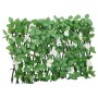 Enrejado valla expansible de hiedra artificial verde 180x30 cm