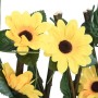 Enrejado valla expansible hiedra artificial amarillo 180x20 cm