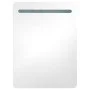 Bathroom cabinet with LED mirror glossy gray 60x11x80 cm by vidaXL, bathroom vanities - Ref: Foro24-326506, Price: 124,12 €, ...