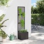 Jardinera Negro 35 x 30 x 135 cm Metal