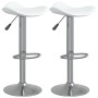 Küchenhocker 2 Stk. Chromstahl, weißes Kunstleder von vidaXL, Küchenhocker - Ref: Foro24-335089, Preis: 99,43 €, Rabatt: %