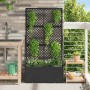 Jardinera Negro 70 x 30 x 135 cm Metal