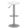 Küchenhocker 2 Stk. Chromstahl, weißes Kunstleder von vidaXL, Küchenhocker - Ref: Foro24-335089, Preis: 99,43 €, Rabatt: %
