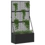Jardinera Negro 70 x 30 x 135 cm Metal