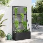 Jardinera Negro 70 x 30 x 135 cm Metal